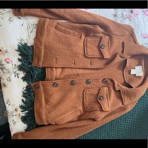 Cynthia Rowley Tan Cropped Jacket